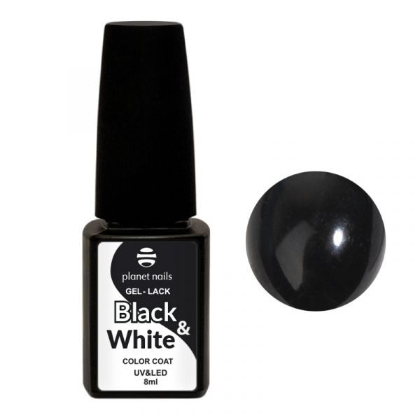 Гель-лак Planet Nails, "Black&White" - 443, 8мл