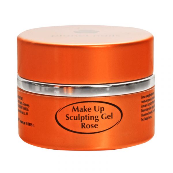 Гель Planet Nails - Make Up Sculpting Gel Rose - розовый скульптурный камуфлирующий гель15г