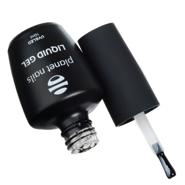 Гель Planet Nails - LIQUID GEL CLEAR, моделирующий гель, прозрачный,  10 мл, изображение 3