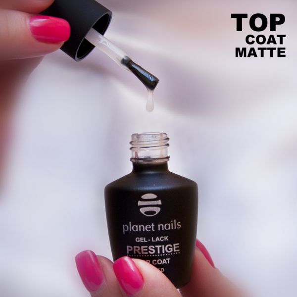 Гель-лак Planet Nails, "PRESTIGE" - TOP COAT MATTE, с матовым эффектом, 10мл, изображение 3
