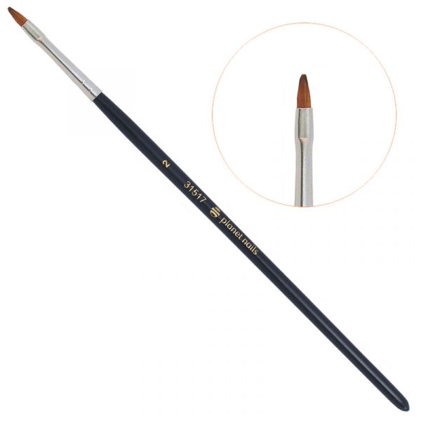 Кисть Planet Nails для дизайна квадратная № 2 (31517.2)