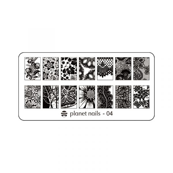 Пластина для Stamping Nail Art №4