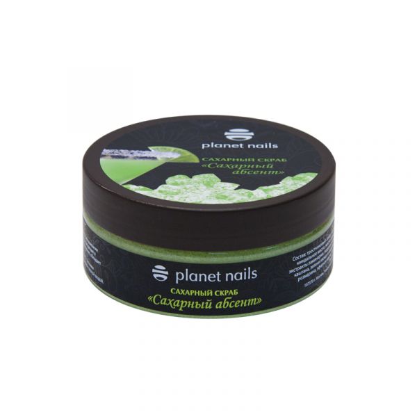 Скраб для тела Planet Nails "Сахарный абсент" 170 г