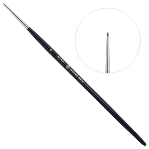 Кисть Planet Nails для дизайна круглая № 0 (317.0)