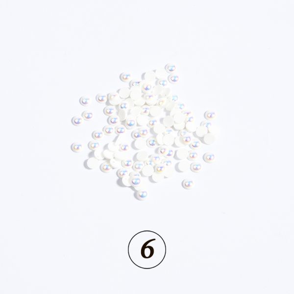 Жемчуг на плоской основе в ассортименте, изображение 7