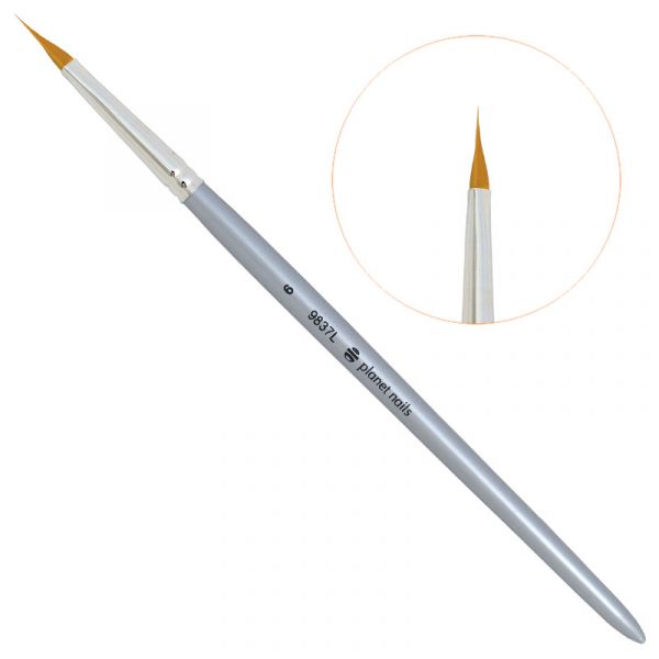 Кисть Planet Nails для дизайна треугольная № 6 (9837L.6)
