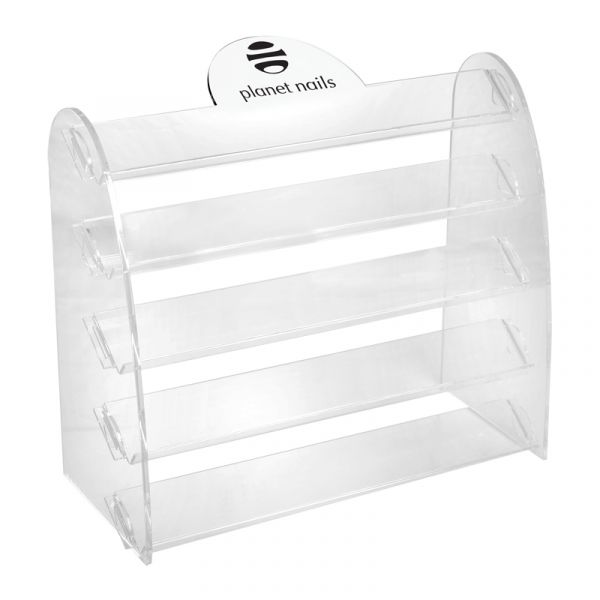 Подставка для лаков с логотипом 5 ярусов 28Х24 см