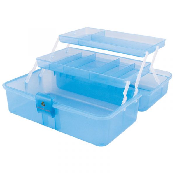 Чемодан пластиковый средний 330х200х148мм.