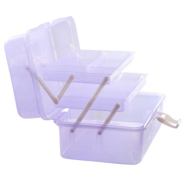 Чемодан пластиковый средний 330х200х148мм., изображение 3