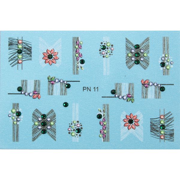 Слайдер дизайн для ногтей со стразами, изображение 13