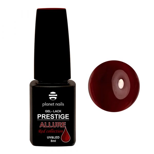Гель-лак Planet Nails, "PRESTIGE ALLURE" Red Collection - 658, 8 мл, изображение 2