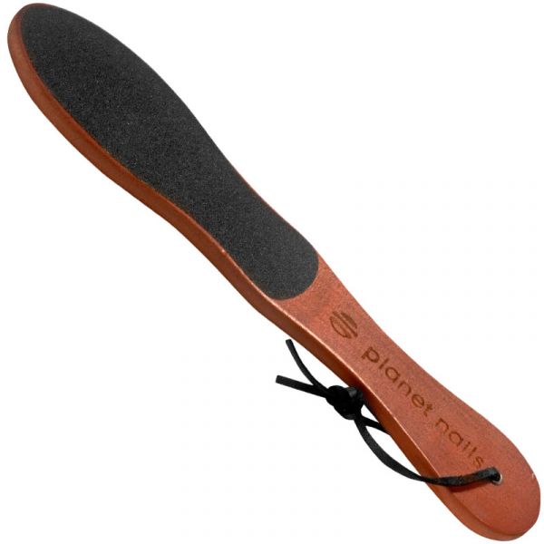 Терка деревянная "Planet Nails" гравировка "цветы"