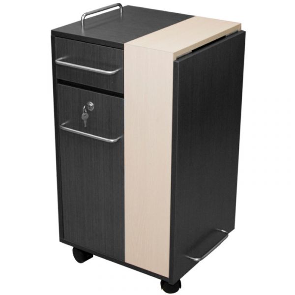 Стол-тумба складной для маникюра, черный, изображение 3