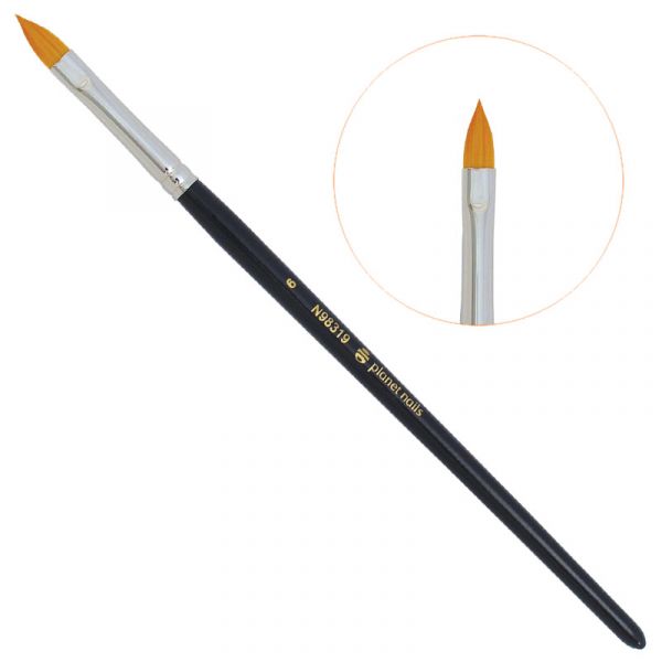 Кисть Planet Nails гелевая "язык" № 6 (98319.6)