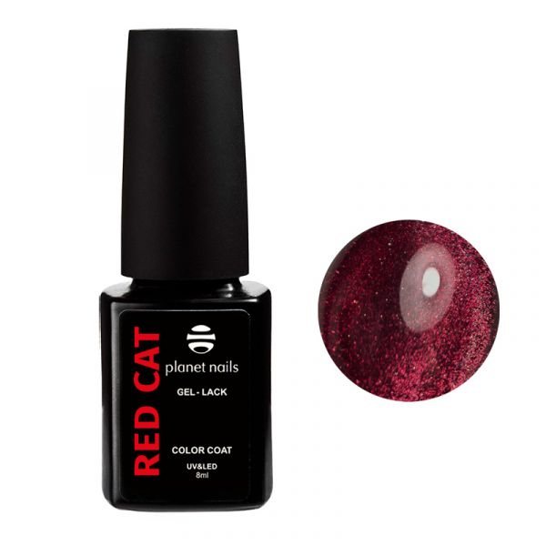 Гель-лак Planet Nails, "Red Cat" - 14686, 8мл, изображение 4