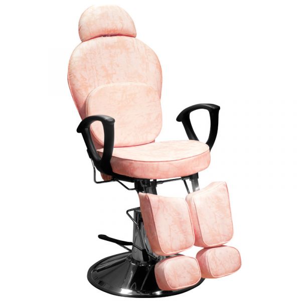 Кресло педикюрное "Эконом" розовый мрамор