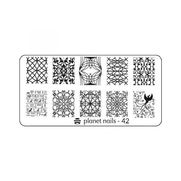 Пластина для Stamping Nail Art №42