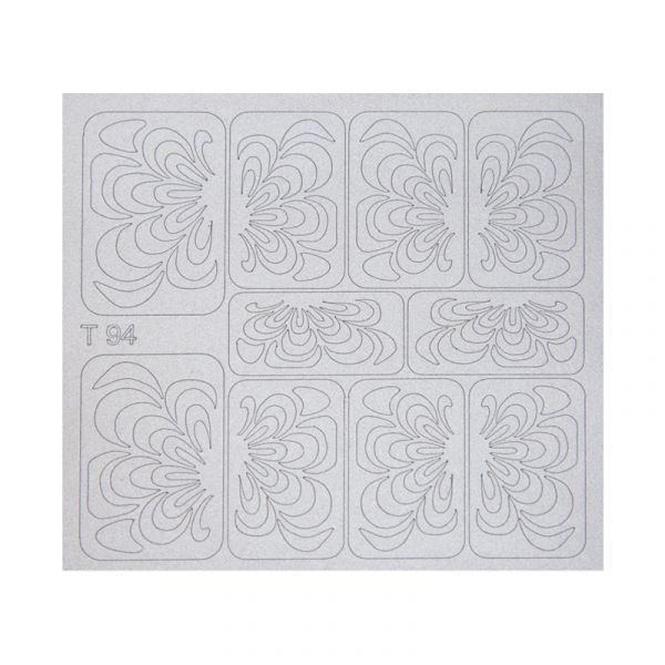 Металлизированные наклейки-трафареты, изображение 24