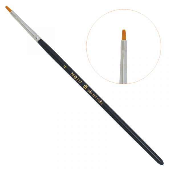 Кисть Planet Nails для дизайна квадратная № 0 (98317.0)