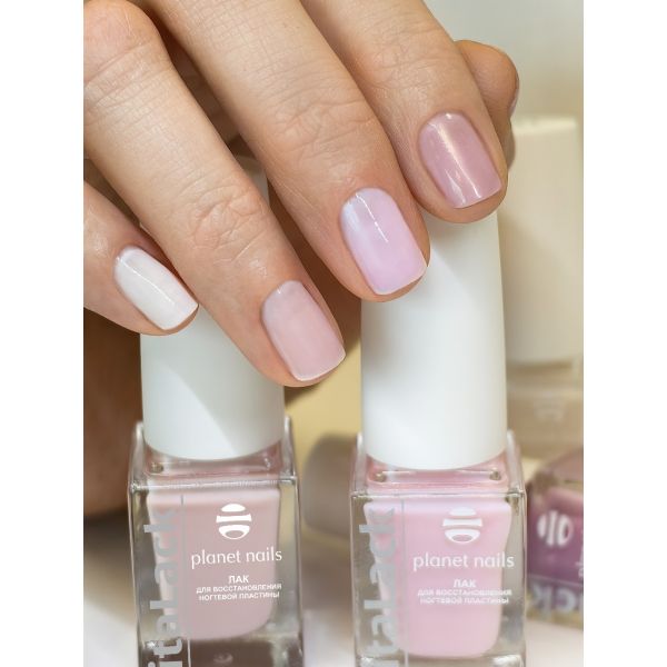 Лак-восстановитель для ногтей, VitaLack, сиреневый 04, 10 мл, изображение 6