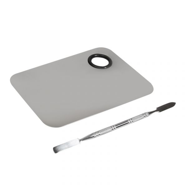 Палитра металлическая со шпателем, изображение 3