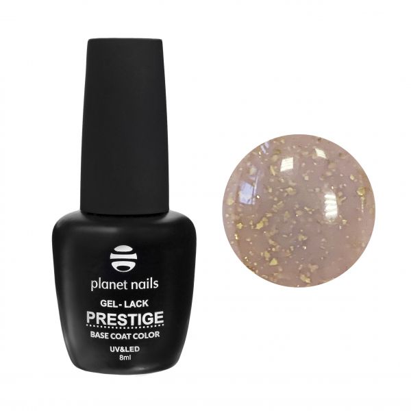 Гель-лак Planet Nails, "PRESTIGE" - BASE POTAL 910 Gold , 8 мл, изображение 7