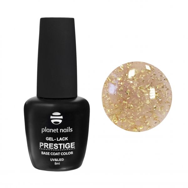Гель-лак Planet Nails, "PRESTIGE" - BASE POTAL 912 Gold, 8 мл, изображение 7