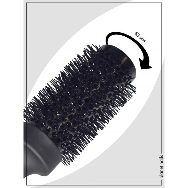 Термобрашинг Hairway Nano Ceramic 43мм, нейлоновая щетина, изображение 4