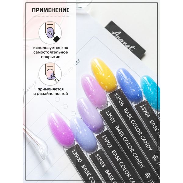 Гель-лак Planet Nails, BASE COLOR "CANDY"- 902, 8 мл, изображение 5