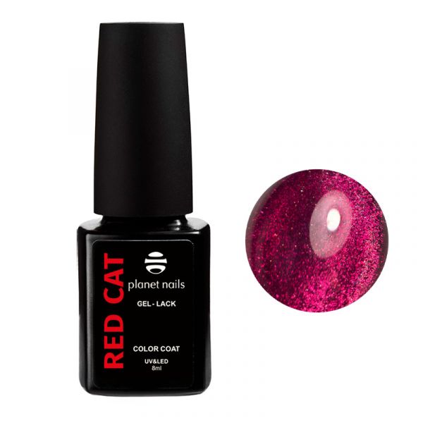 Гель-лак Planet Nails, "Red Cat" - 14688, 8мл, изображение 3