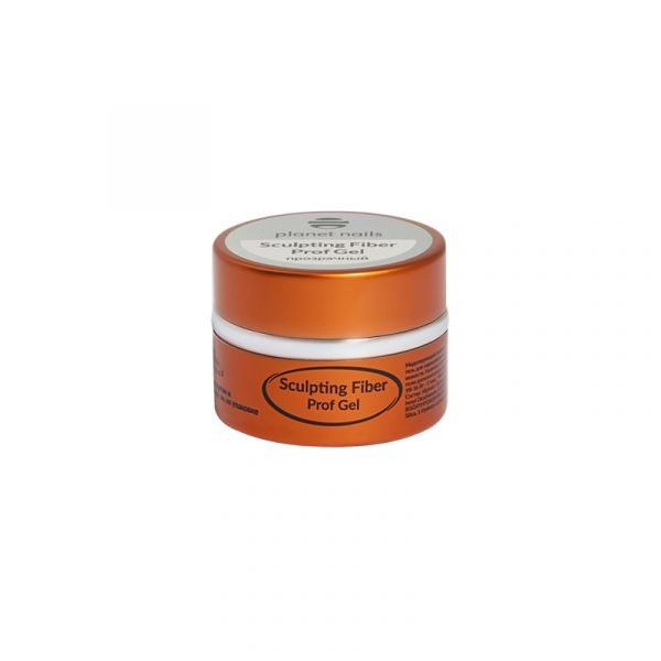 Гель Planet Nails - SCULPTING FIBER PROF GEL – моделирующий прозрачный гель, 5 г