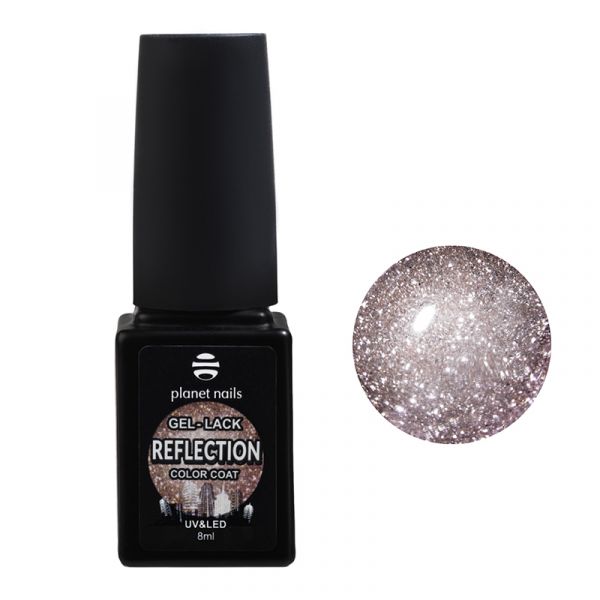 Гель-лак Planet Nails, "Reflection"- 166, 8мл, изображение 3