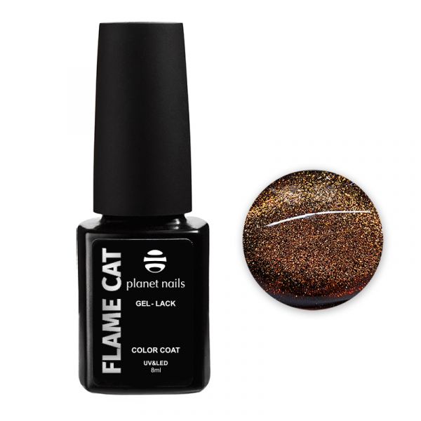 Гель-лак Planet Nails "Flame cat" - 367, 8мл