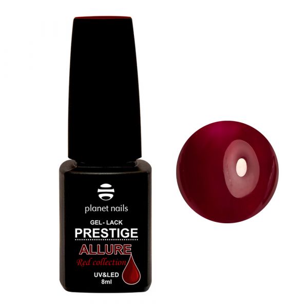 Гель-лак Planet Nails, "PRESTIGE ALLURE" Red Collection - 657, 8 мл