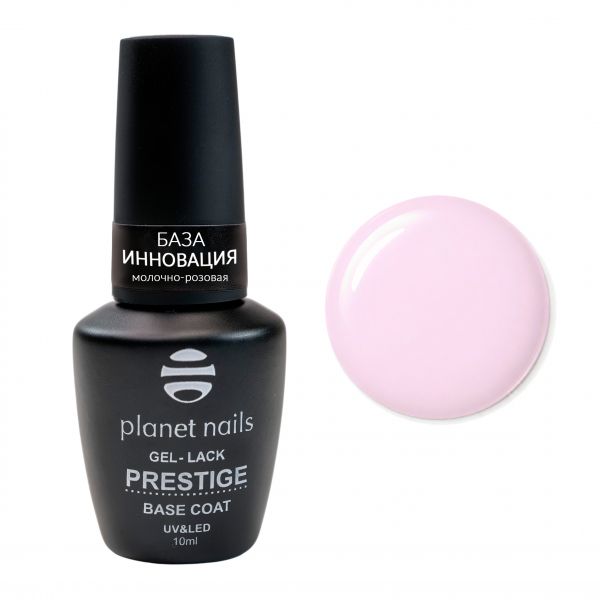База для гель-лака Planet Nails "Инновация", молочно-розовая 10мл, изображение 3