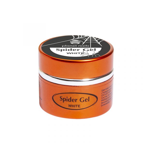 Гель-паутинка Planet Nails Spider Gel белая 5г, изображение 2