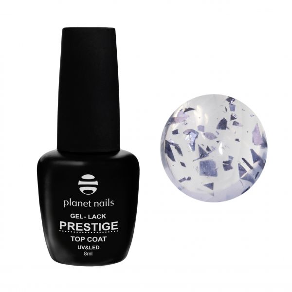 Гель-лак Planet Nails,  TOP COAT "FLAKE" - 926, 8 мл