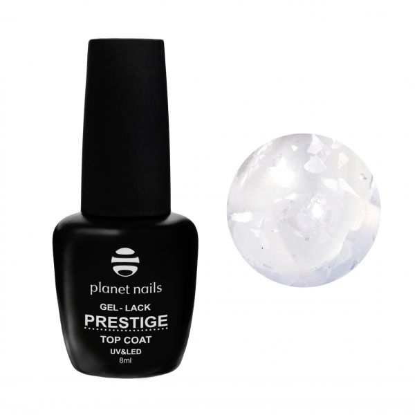 Гель-лак Planet Nails,  TOP COAT "FLAKE" - 925, 8 мл